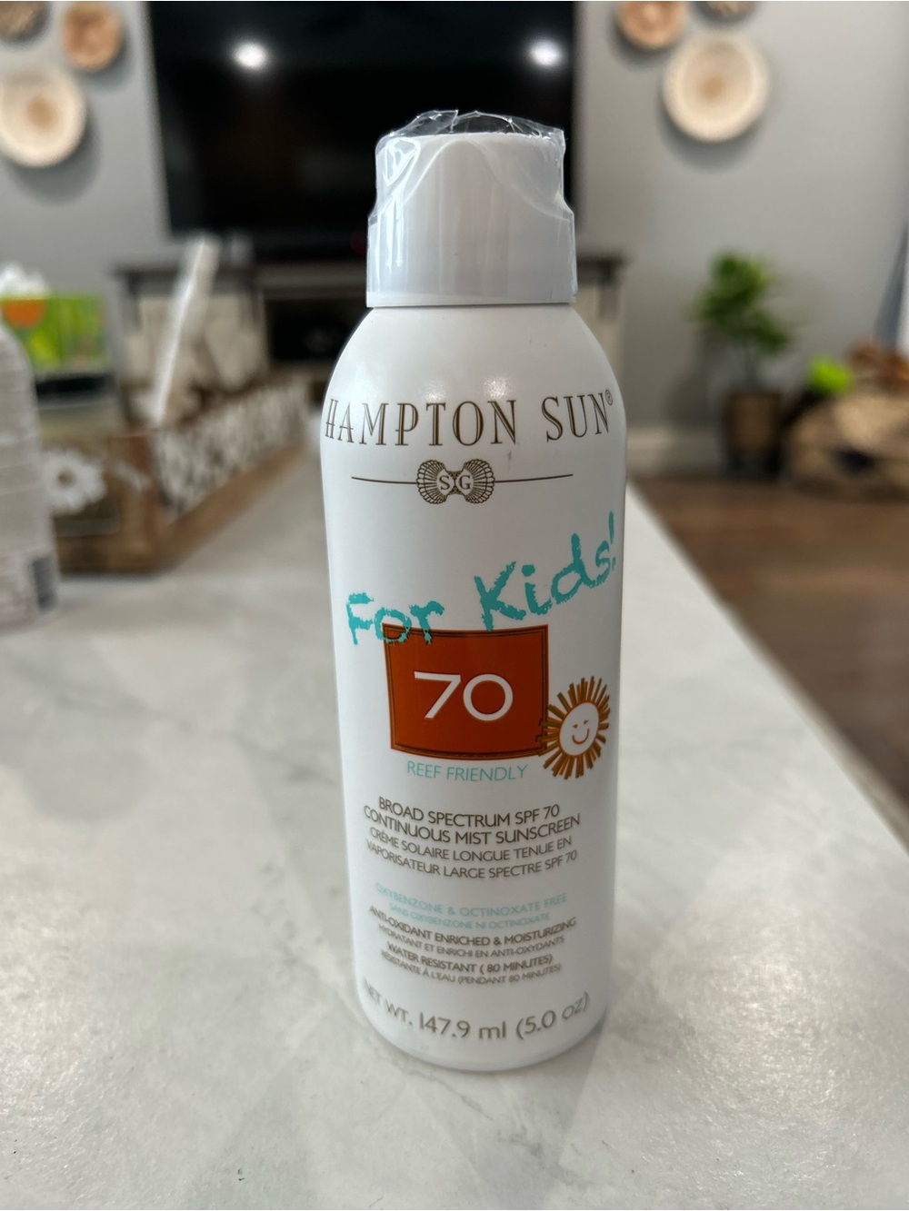 For Kids SPF 70 Broad Spectrum Sunscreen Mist - White